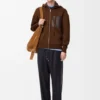 Felpa con cappuccio e zip in lana