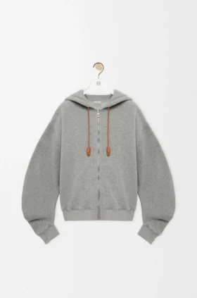 Felpa con cappuccio Flamenco in cotone e cashmere