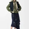Felpa con cappuccio Flamenco in cotone e cashmere