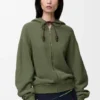 Felpa con cappuccio Flamenco in cotone e cashmere
