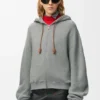 Felpa con cappuccio Flamenco in cotone e cashmere
