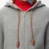 Felpa con cappuccio Flamenco in cotone e cashmere