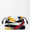 Flamenco Purse media in nappa ricamata