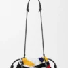 Flamenco Purse media in nappa ricamata