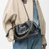 Flamenco Purse media in pelle di hagfish