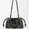 Flamenco Purse media in pelle di hagfish