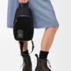 Flex Sling in tela e pelle scamosciata
