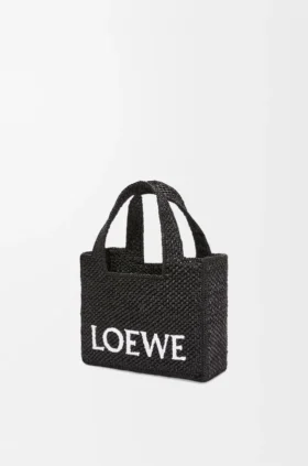 Font Tote loewe in rafia