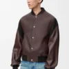 Giacca bomber in pelle di agnello nappa