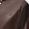 Giacca bomber in pelle di agnello nappa