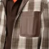 Giacca con chiusura a zip in pelle di agnello nappa