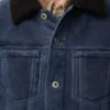Giacca da camionista in shearling