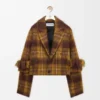 Giacca in misto mohair e lana