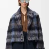 Giacca in misto mohair e lana