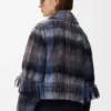 Giacca in misto mohair e lana