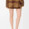 Gonna in misto mohair e lana