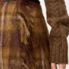 Gonna in misto mohair e lana