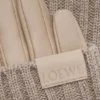 Guanti in cashmere e pelle di agnello nappa