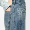 Jeans Anagram Barrel in denim