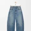 Jeans Barrel in denim