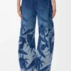 Jeans Barrel in denim