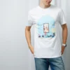 Loewe AW19 Painting a maniche corte da uomo, bianco H6299720Si