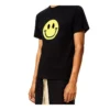 Loewe da uomo, giallo petto, faccina sorridente, maniche corte, nero H616341X87-1100