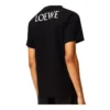 Loewe da uomo, giallo petto, faccina sorridente, maniche corte, nero H616341X87-1100