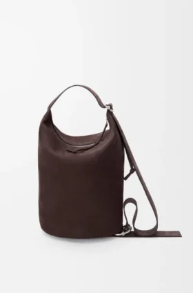 Loop Bucket in nabuk martellato