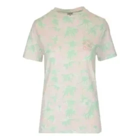 Maglietta a maniche corte con stampa margherite rosa S6109011Si-7238