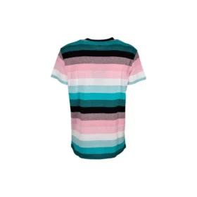 Maglietta da uomo loewe a maniche corte in cotone a righe con logo ricamato H6109950Pc-9990