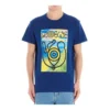 Maglietta da uomo Loewe con stampa “Eye”, maniche corte, blu H6109822Pc-5130