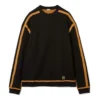 Maglietta da uomo Loewe in cotone, taglia grande, maniche lunghe, nera H526341X90-1119