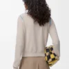 Maglione a sciarpa in lana