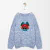 Maglione in misto lana e mohair