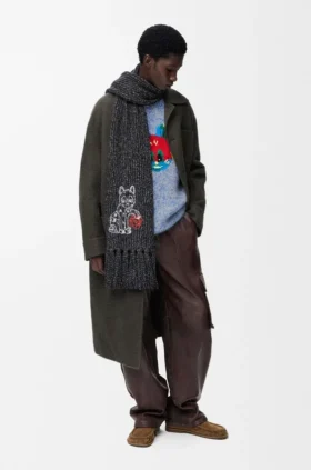 Maglione in misto lana e mohair