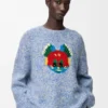 Maglione in misto lana e mohair