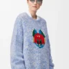 Maglione in misto lana e mohair
