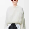 Maglione in misto mohair