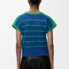 Maglione senza maniche in cotone e lana
