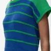 Maglione senza maniche in cotone e lana