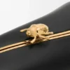 Minaudière intrecciata in pelle di agnello nappa