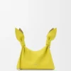 Mini borsa a sciarpa in pelle di vitello liscia