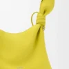 Mini borsa a sciarpa in pelle di vitello liscia