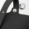 Mini borsa a secchiello Pebble in morbida pelle di vitello martellata