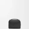 Mini borsa a tracolla per fotocamera in morbida pelle di vitello martellata