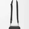 Mini borsa a tracolla per fotocamera in morbida pelle di vitello martellata
