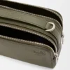 Mini borsa a tracolla per fotocamera in morbida pelle di vitello martellata