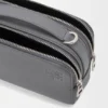 Mini borsa a tracolla per fotocamera in morbida pelle di vitello martellata
