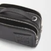 Mini borsa a tracolla per fotocamera in pelle di vitello satinata